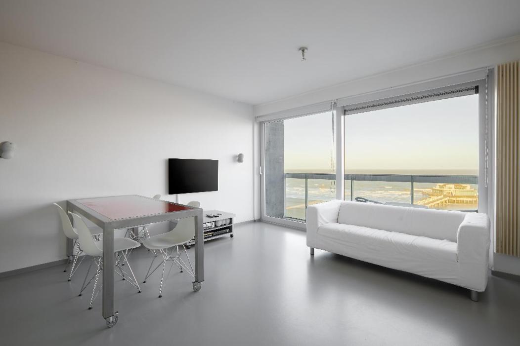 בלנקנברג Beautiful Top Floor Seaview Studio Apartment B'Berge-Bruges מראה חיצוני תמונה